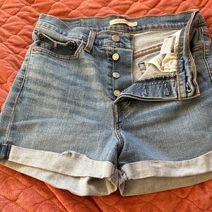 Levi's Blue Jean Shorts